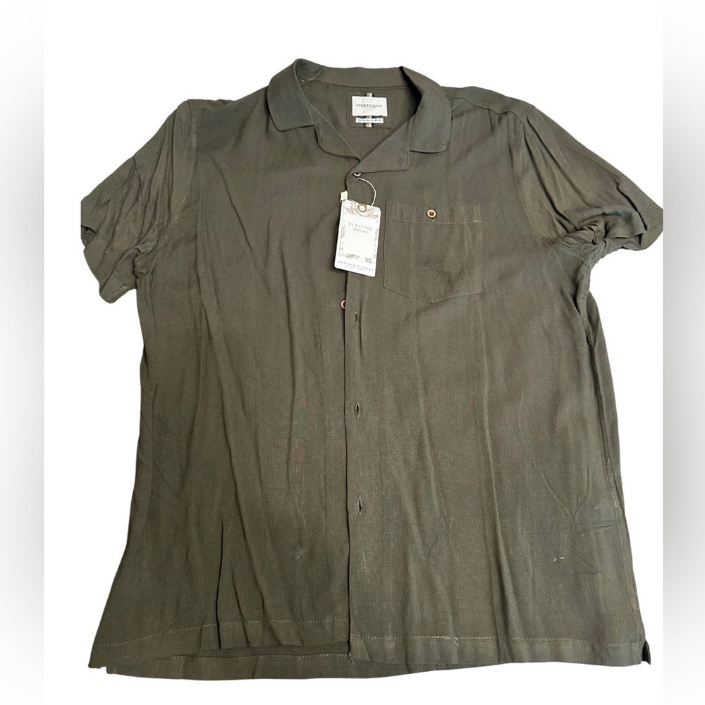 Denim & Flower men shirt XL NWT